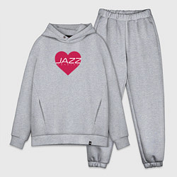 Мужской костюм оверсайз Джаз любовь навсегда