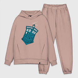 Мужской костюм оверсайз Adventure tardis