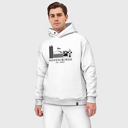 Мужской костюм оверсайз Новосибирск 1893, цвет: белый — фото 2