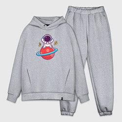 Мужской костюм оверсайз Музыка на Сатурне