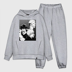 Мужской костюм оверсайз Магическая битва Тодзи Фусигуро Сукуна Рёмэн