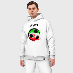 Мужской костюм оверсайз Сборная Ирана, цвет: белый — фото 2