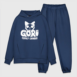 Мужской костюм оверсайз Goro cuddly carnage logo, цвет: тёмно-синий