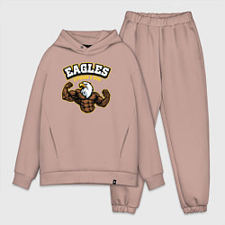 Мужской костюм оверсайз Eagles fitness