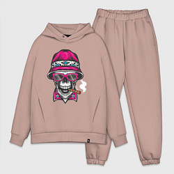 Мужской костюм оверсайз Череп в панаме