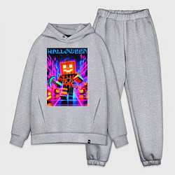 Мужской костюм оверсайз Halloween is coming - neon glow collaboration