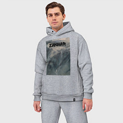 Мужской костюм оверсайз Zakhar горный перевал, цвет: меланж — фото 2