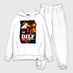 Мужской костюм оверсайз DILF damn I love fishing
