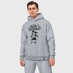 Мужской костюм оверсайз Хэллоуин - девочка с тыквой, цвет: меланж — фото 2