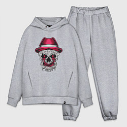 Мужской костюм оверсайз Череп гангстера