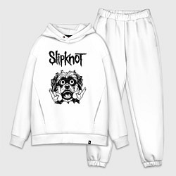 Мужской костюм оверсайз Slipknot - rock dog, цвет: белый