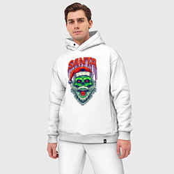 Мужской костюм оверсайз Dead zombie Santa, цвет: белый — фото 2