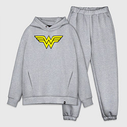 Мужской костюм оверсайз Wonder woman logo