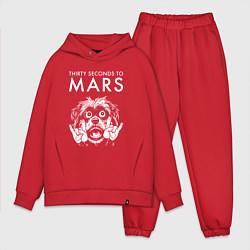 Мужской костюм оверсайз Thirty Seconds to Mars rock dog