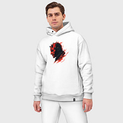 Мужской костюм оверсайз Darth Maul - Star Wars, цвет: белый — фото 2