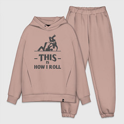 Мужской костюм оверсайз Judo how i roll