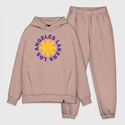 Мужской костюм оверсайз LA Lakers team