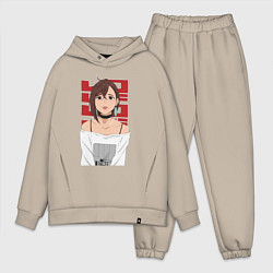 Мужской костюм оверсайз Дандадан: Момо