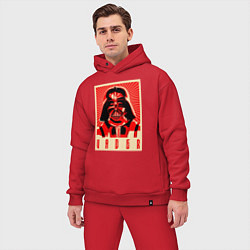 Мужской костюм оверсайз Звёздные войны яростный Вейдер, цвет: красный — фото 2