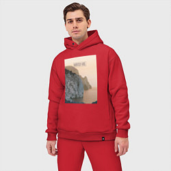 Мужской костюм оверсайз Горная душа, цвет: красный — фото 2