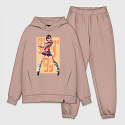 Мужской костюм оверсайз Momo Ayase