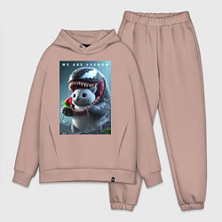 Мужской костюм оверсайз Kitten-Venom meme