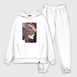 Мужской костюм оверсайз Андроид в кибернетическом шлеме