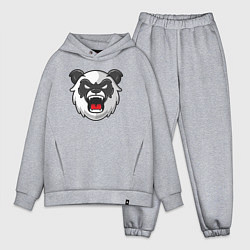 Мужской костюм оверсайз Angry panda
