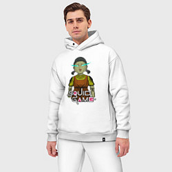 Мужской костюм оверсайз Squid game doll, цвет: белый — фото 2