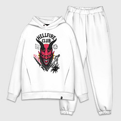 Мужской костюм оверсайз Hellfire club demon, цвет: белый