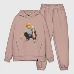 Мужской костюм оверсайз Человек-бензопила Денджи чилл