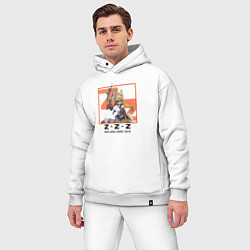 Мужской костюм оверсайз Пульхра Феллини - Zenless Zone Zero, цвет: белый — фото 2