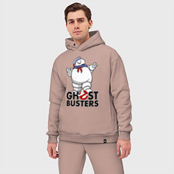 Мужской костюм оверсайз Ghostbusters - stay puft, цвет: пыльно-розовый — фото 2