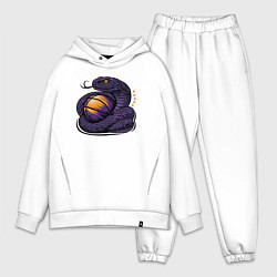 Мужской костюм оверсайз Black mamba basketball, цвет: белый