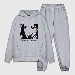 Мужской костюм оверсайз Милен Фармер