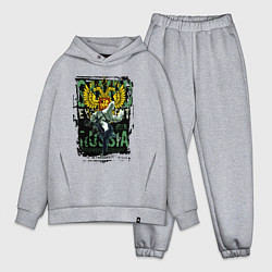 Мужской костюм оверсайз Самбо Россия