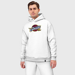 Мужской костюм оверсайз Cleveland Cavaliers, цвет: белый — фото 2