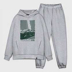 Мужской костюм оверсайз Постер спорткара