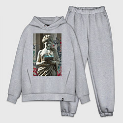 Мужской костюм оверсайз Стрит арт и античность