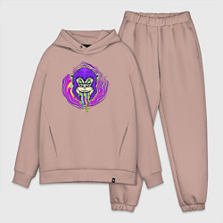 Мужской костюм оверсайз Purple monkey