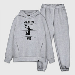 Мужской костюм оверсайз James 23