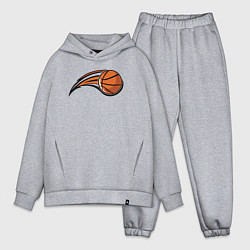 Мужской костюм оверсайз Basketball shot, цвет: меланж