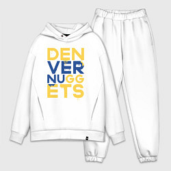 Мужской костюм оверсайз Denver Nuggets NBA