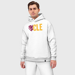 Мужской костюм оверсайз Love Cleveland, цвет: белый — фото 2