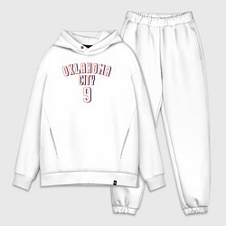 Мужской костюм оверсайз Oklahoma City 9, цвет: белый