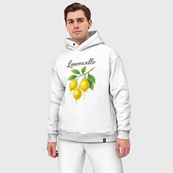 Мужской костюм оверсайз Limoncello, цвет: белый — фото 2