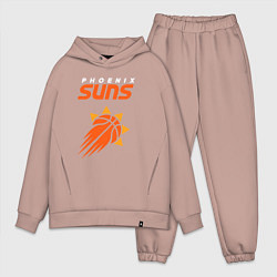 Мужской костюм оверсайз Phoenix Suns, цвет: пыльно-розовый
