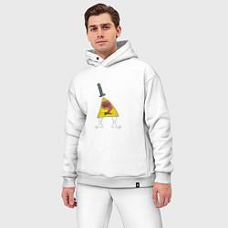 Мужской костюм оверсайз Билл Шифр, цвет: белый — фото 2