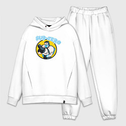 Мужской костюм оверсайз Sub-zero fighter, цвет: белый