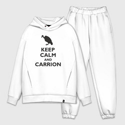 Мужской костюм оверсайз Carrion, цвет: белый